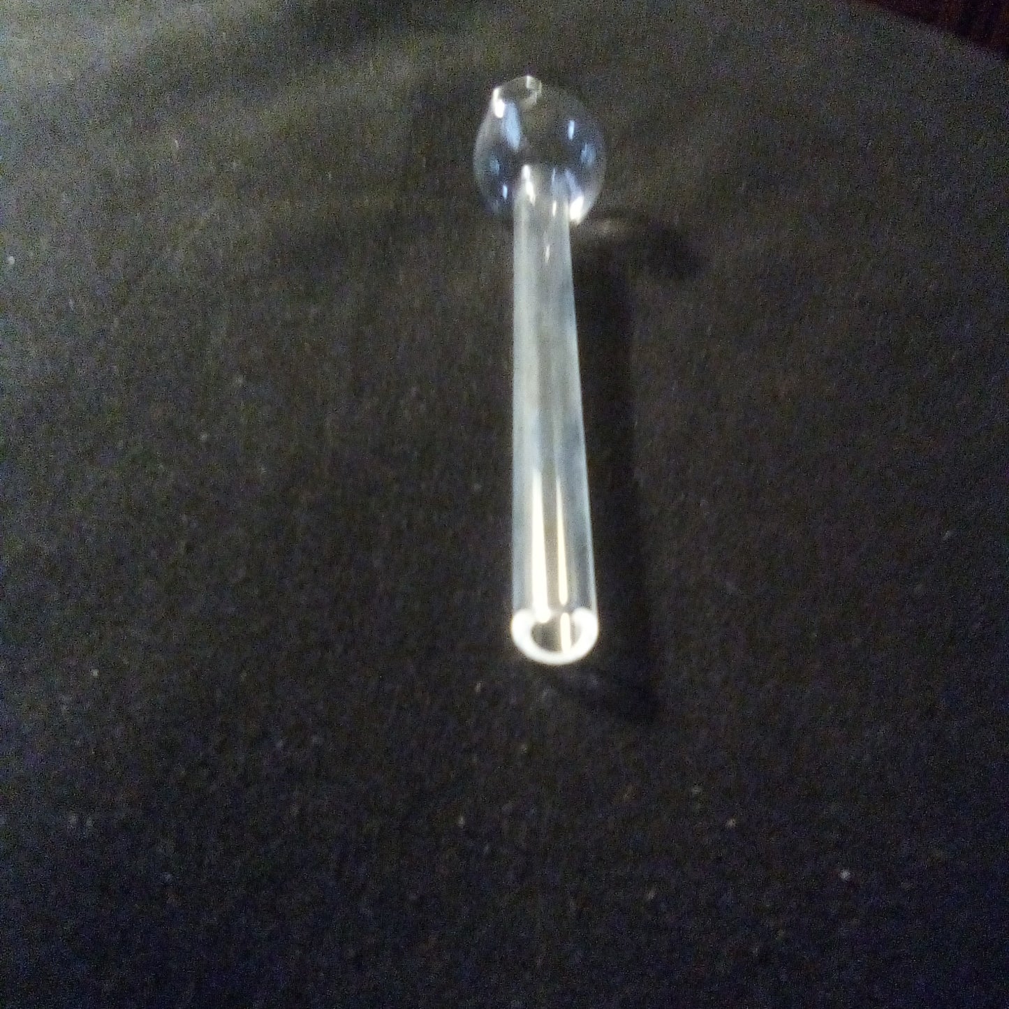 Clear pyrex glass oil burner pipe